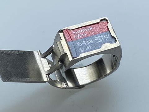 007 Titanium Spy Ring (size 9.75)