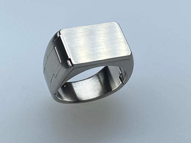 007 Titanium Spy Ring (size 9.75)